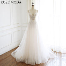 Load image into Gallery viewer, Rosemoda-elegant-lace-illusion-a-line-wedding-dress-a.jpg