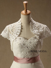 Load image into Gallery viewer, Rosemoda-mermaid-wedding-dress-with-removable-bolero-e.jpg