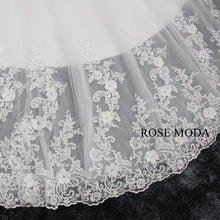 Load image into Gallery viewer, rosemoda-3d-Floral-lace-ball-gown-wedding-dress-h.jpg