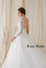 Load image into Gallery viewer, rosemoda-a-line-lace-weddingdress-i-detail