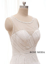 Load image into Gallery viewer, rosemoda-a-line-organza-weddingdress-f.jpg