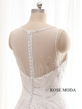 Load image into Gallery viewer, rosemoda-a-line-organza-weddingdress-h.jpg