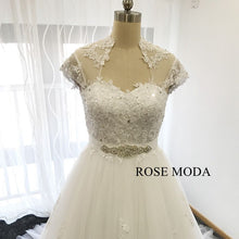 Load image into Gallery viewer, rosemoda-a-line-wedding-dress-with-cut-out-back-e.jpg