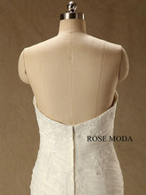 Load image into Gallery viewer, rosemoda-asymmetrical-draped-ruffled-organza-mermaid-wedding-dress-f.jpg