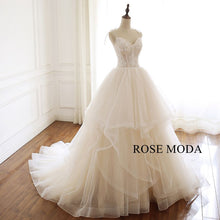 Load image into Gallery viewer, rosemoda-ball-gown-wedding-dress-with-horsehair-trim-e.jpg