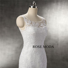 Load image into Gallery viewer, rosemoda-bateau-lace-mermaid-wedding-dress-e.jpg