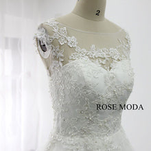 Load image into Gallery viewer, rosemoda-bateau-neckline-a-line-wedding-dress-d.jpg