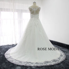 Load image into Gallery viewer, rosemoda-bateau-neckline-a-line-wedding-dress-e.jpg