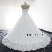 Load image into Gallery viewer, rosemoda-beaded-chantilly-lace-ball-gown-wedding-dress-e_c8b8d225-dd6c-4bfa-ae7e-88d365eb4cd8.jpg