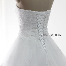 Load image into Gallery viewer, rosemoda-beaded-chantilly-lace-ball-gown-wedding-dress-g_492d545f-d2cd-4d91-9245-886d61609f13.jpg
