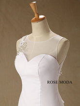 Load image into Gallery viewer, rosemoda-beaded-chiffon-mermaid-wedding-dress-e.jpg