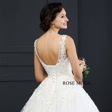 Load image into Gallery viewer, rosemoda-beaded-lace-ball-gown-wedding-dress-i.jpg