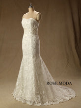 Load image into Gallery viewer, rosemoda-beaded-lace-mermaid-wedding-dress-b.jpg