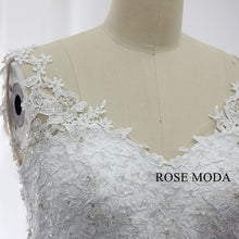 Load image into Gallery viewer, rosemoda-beaded-lace-mermaid-wedding-dress-c_5ad9890e-1415-4f96-bdc9-60dcfdf77bbb.jpg