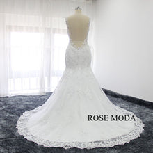 Load image into Gallery viewer, rosemoda-beaded-lace-mermaid-wedding-dress-d.jpg