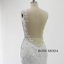 Load image into Gallery viewer, rosemoda-beaded-lace-mermaid-wedding-dress-f.jpg