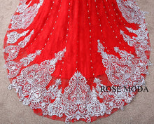 Load image into Gallery viewer, rosemoda-beaded-lace-stunning-mermaid-evening-dress-h.jpg