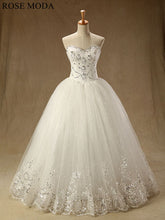 Load image into Gallery viewer, rosemoda-beaded-sequin-lace-princess-ball-gown-wedding-dress-a.jpg