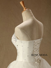 Load image into Gallery viewer, rosemoda-beaded-sequin-lace-princess-ball-gown-wedding-dress-f.jpg