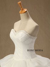 Load image into Gallery viewer, rosemoda-beaded-sweetheart-ruffled-organza-ball-gown-wedding-dress-e.jpg