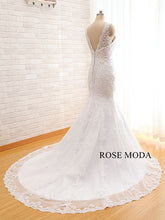 Load image into Gallery viewer, rosemoda-beading-lace-mermaid-weddingdress-e.jpg