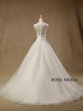 Load image into Gallery viewer, rosemoda-cap-sleeve-dropped-ball-gown-wedding-dress-c.jpg