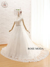 Load image into Gallery viewer, rosemoda-cap-sleeve-lace-a-line-wedding-dress-c.jpg