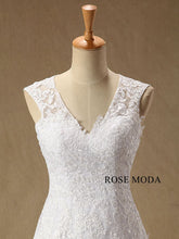 Load image into Gallery viewer, rosemoda-cap-sleeve-lace-a-line-wedding-dress-d_737397a0-ef31-4cd0-9af0-4cfe346c0374.jpg
