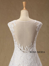 Load image into Gallery viewer, rosemoda-cap-sleeve-lace-a-line-wedding-dress-f_443d8553-c076-4a3b-b495-95616b5aa8fe.jpg