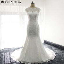 Load image into Gallery viewer, rosemoda-cap-sleeve-lace-mermaid-wedding-dress-a_9b487964-6055-4f54-887c-69f15e05f3c7.jpg