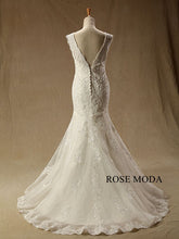 Load image into Gallery viewer, rosemoda-cap-sleeve-lace-mermaid-wedding-dress-c.jpg