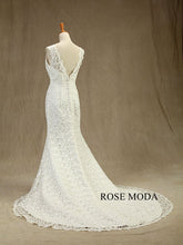 Load image into Gallery viewer, rosemoda-cap-sleeve-lace-mermaid-wedding-dress-c_879c9de0-9290-4d4c-99c4-cf09ae33f1b4.jpg