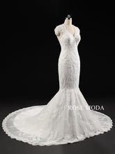 Load image into Gallery viewer, rosemoda-cap-sleeve-lace-mermaid-wedding-dress-cut-out-back-b.jpg