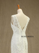 Load image into Gallery viewer, rosemoda-cap-sleeve-lace-mermaid-wedding-dress-f_44b62bd9-c895-456a-a41c-e2de0cb9ee00.jpg