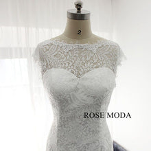 Load image into Gallery viewer, rosemoda-cap-sleeve-lace-mermaid-wedding-dress-g_e9812954-3310-486b-8726-ec690b7087e3.jpg