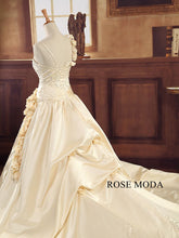 Load image into Gallery viewer, rosemoda-champagne-embroidery-ball-gown-wedding-dress-g.jpg