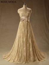 Load image into Gallery viewer, rosemoda-champagne-lace-a-line-wedding-dress-a.jpg