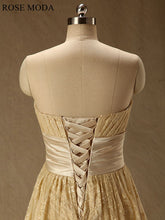 Load image into Gallery viewer, rosemoda-champagne-lace-a-line-wedding-dress-f.jpg