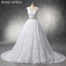 Load image into Gallery viewer, rosemoda-chantilly-lace-ball-gown-wedding-dress-a.jpg