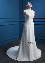 Load image into Gallery viewer, rosemoda-chiffon-fitted-a-line-weddingdress-b.jpg