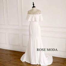 Load image into Gallery viewer, rosemoda-crepe-mermaid-wedding-dress-b.jpg