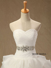 Load image into Gallery viewer, rosemoda-crossover-bodice-organza-ball-gown-wedding-dress-d.jpg
