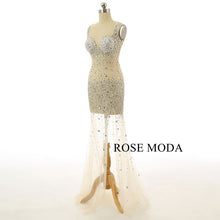 Load image into Gallery viewer, rosemoda-crystal-illusion-prom-dress-for-nightclub-b.jpg