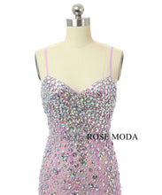 Load image into Gallery viewer, rosemoda-crystal-lace-illusion-purple-evening-dress-e.jpg