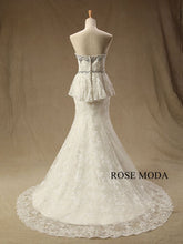 Load image into Gallery viewer, rosemoda-crystal-lace-mermaid-wedding-dress-c_48e5b264-7e5d-4708-8473-1407e9e6fcf4.jpg