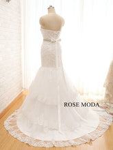 Load image into Gallery viewer, rosemoda-crystal-lace-mermaid-wedding-dress-d.jpg