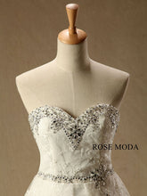 Load image into Gallery viewer, rosemoda-crystal-lace-mermaid-wedding-dress-d_96b963de-a38e-4bfa-a69c-3b9dbe5c75c8.jpg