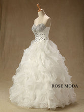Load image into Gallery viewer, rosemoda-crystal-ruffled-organza-ball-gown-wedding-dress-b.jpg