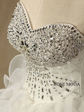 Load image into Gallery viewer, rosemoda-crystal-ruffled-organza-ball-gown-wedding-dress-h.jpg