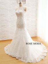 Load image into Gallery viewer, rosemoda-cut-out-back-lace-mermaid-weddingdress-c.jpg